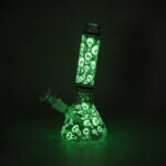 NIRVANA® Γυάλινο Ice Bong Scary Glow 19.5cm