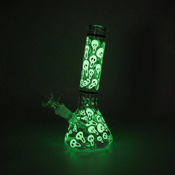 NIRVANA® Γυάλινο Ice Bong Scary Glow 19.5cm