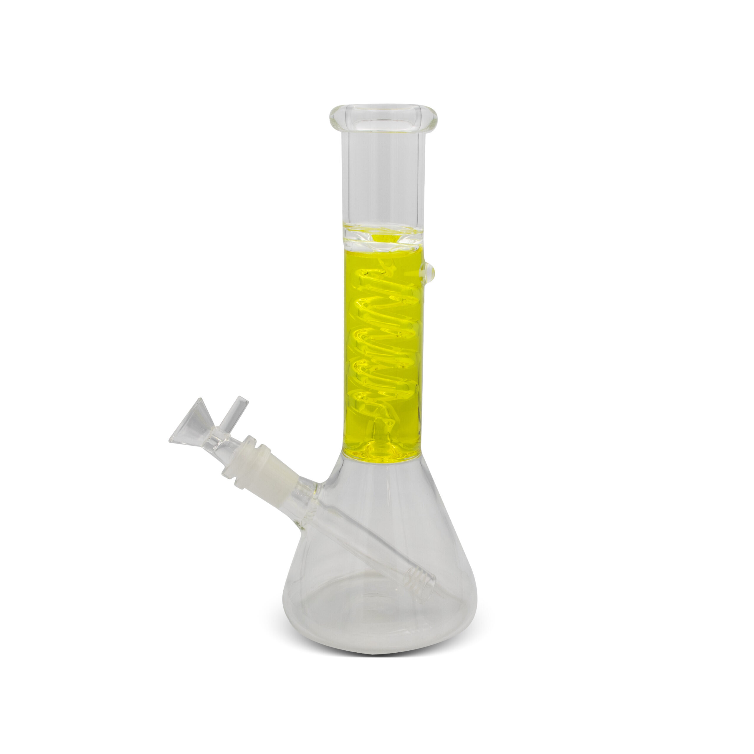 NIRVANA® Γυάλινο Ice Bong Yellow 24cm