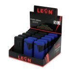 LEON® Αντιανεμικός Αναπτήρας Double Black & Blue Jetflame