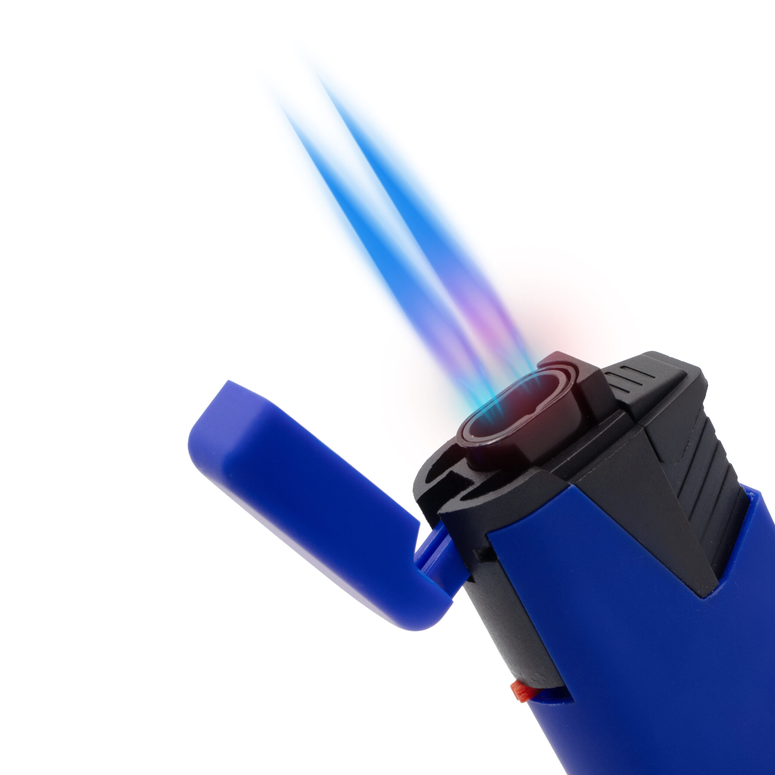 LEON® Αντιανεμικός Αναπτήρας Δίφλογος Double Black & Blue Jetflame