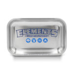 ELEMENTS® Metal Rolling Tray – Ασημένιος Δίσκος Στριψίματος Small