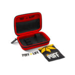 RAW® x Puff® Case Classic Κόκκινο Τσαντάκι - Smokers Pouch -Ανοιχτό