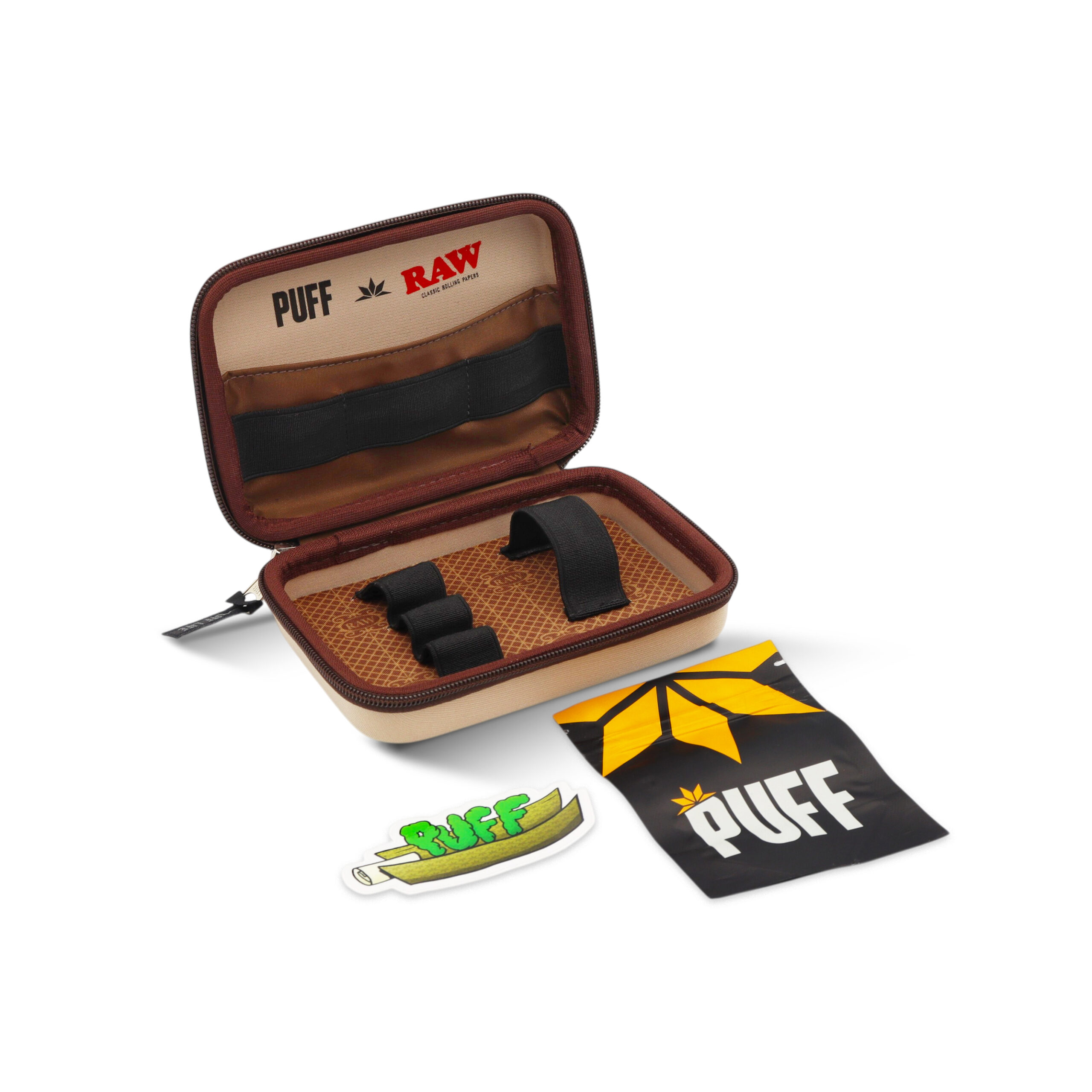 RAW® x Puff® Case Classic Μπεζ Τσαντάκι - Smokers Pouch - Ανοιχτό